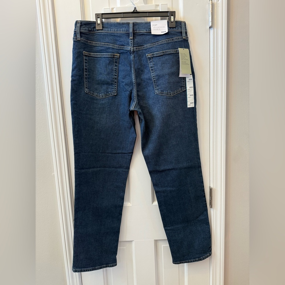 Goodfellow & Co Total Flex Straight Leg Jeans Size 33x30 - Picture 3 of 6